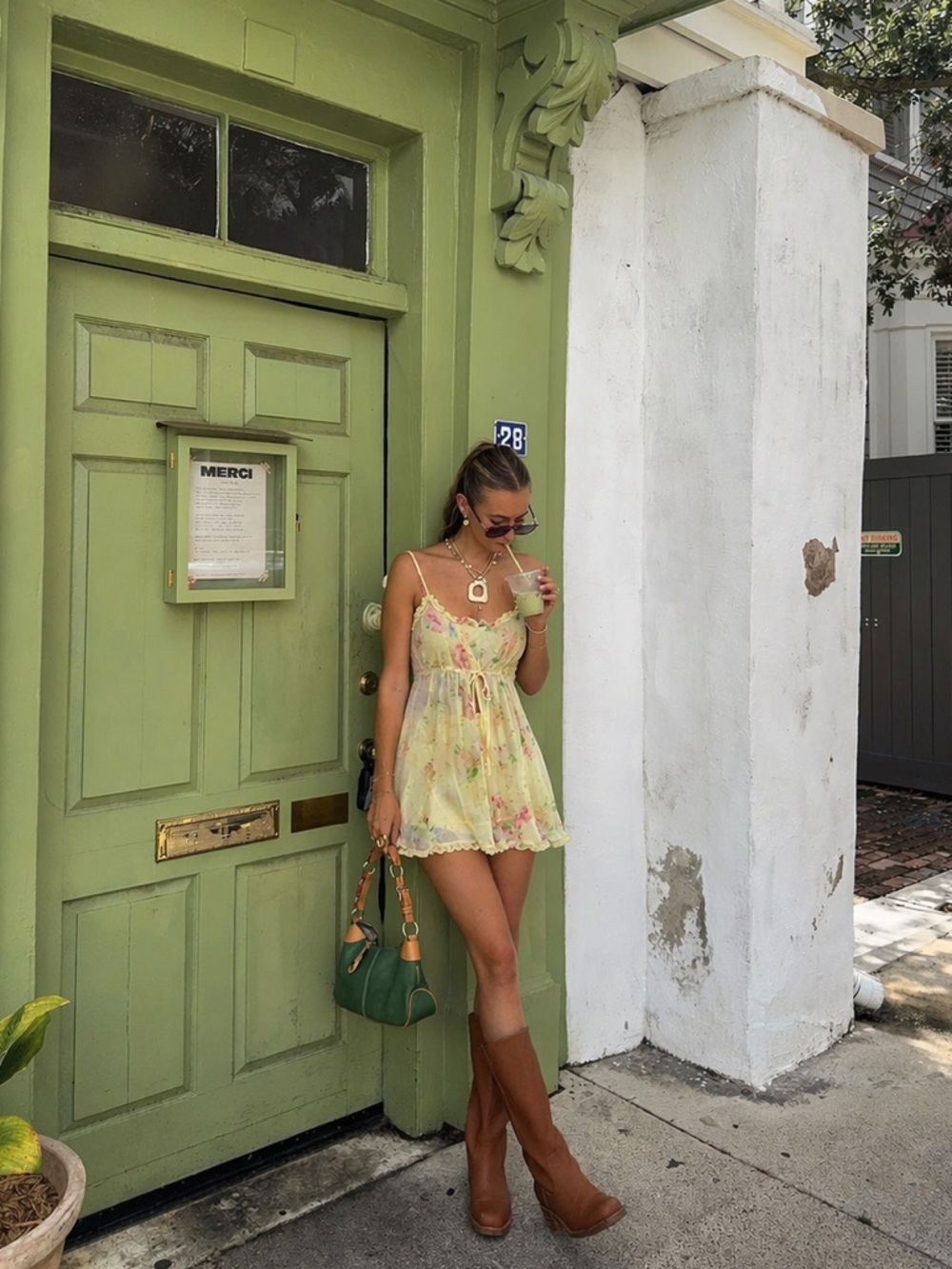 Vintage Victoria’s Secret Milkmaid Floral Babydoll Dress